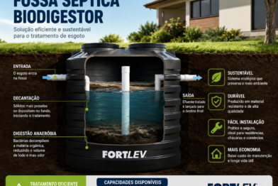 Preço Fossa Séptica: Quanto Custa a Fossa Séptica Biodigestor 1.500L/Dia Fortlev e Vale a Pena?